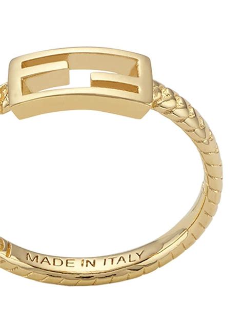 baguette ring fendi|fendi ring gold.